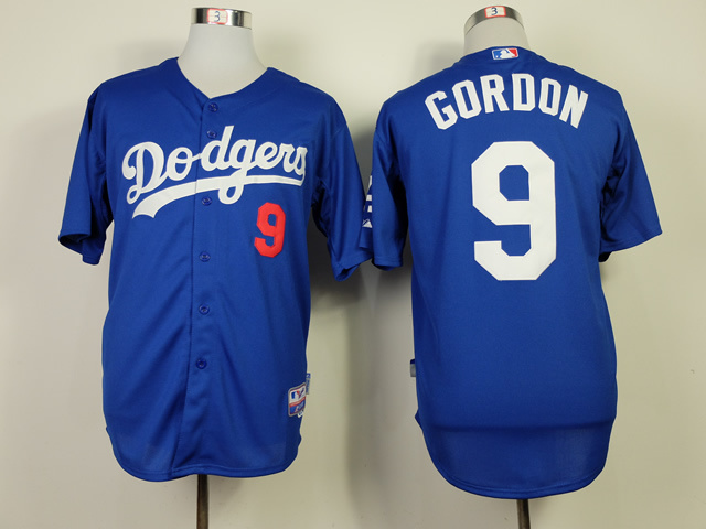 MLB Los Angeles Dodgers #9 Gordon Jersey Blue