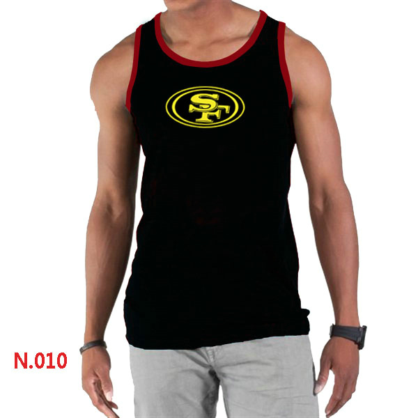 Nike NFL San Francisco 49ers Sideline Legend Authentic Logo men Tank Top Black 6