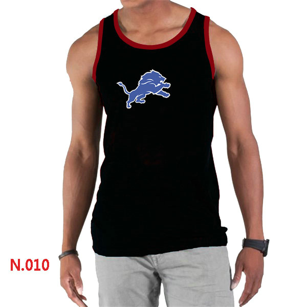 Nike NFL Detroit Lions  Sideline Legend Authentic Logo men Tank Top Black