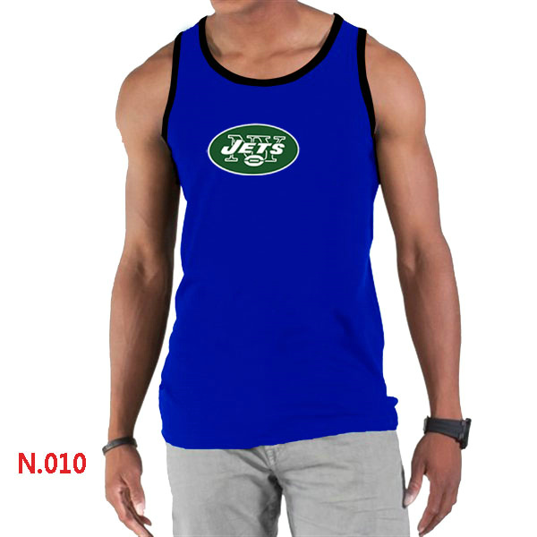 Nike NFL New York Jets Sideline Legend Authentic Logo men Tank Top Blue