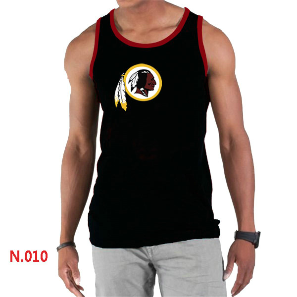 Nike NFL Washington Red  Skins Sideline Legend Authentic Logo men Tank Top Black