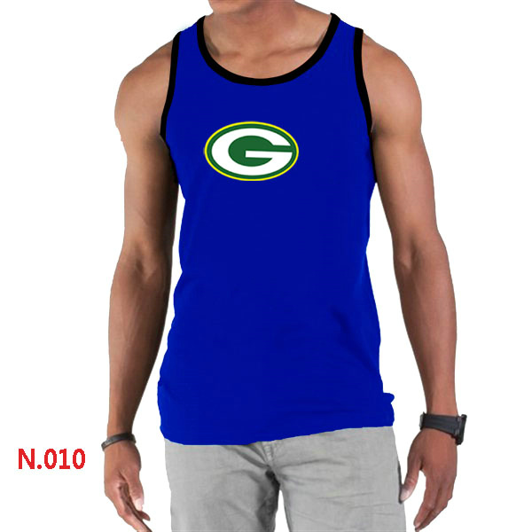 Nike NFL Green Bay Packers  Sideline Legend Authentic Logo men Tank Top Blue