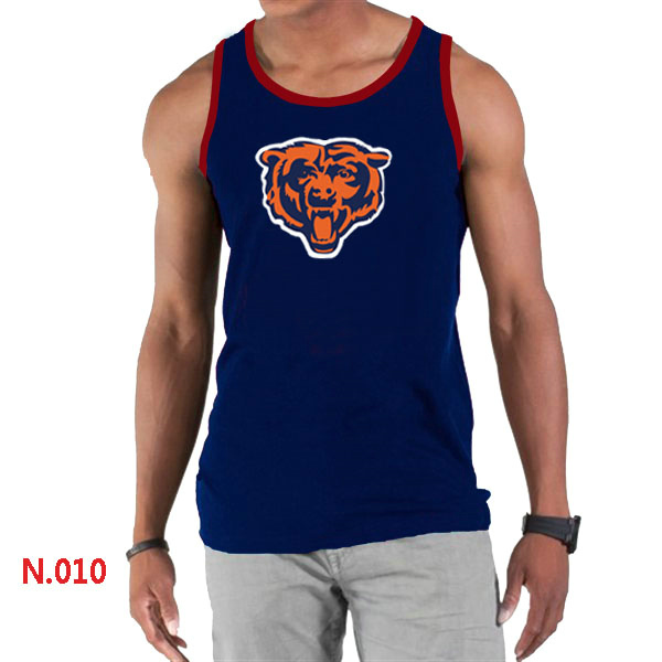 Nike NFL Chicago Bears  Sideline Legend Authentic Logo men Tank Top D.Blue 2