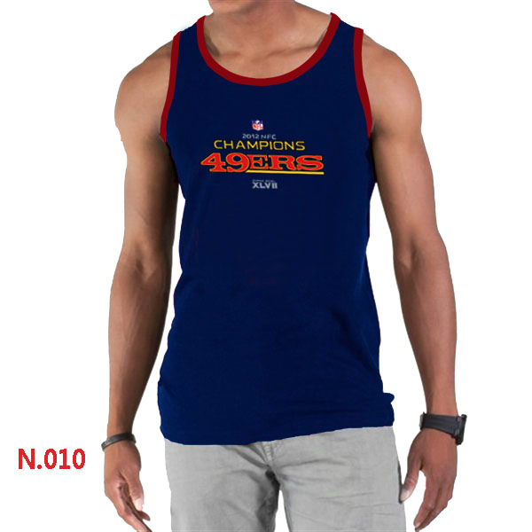 Nike NFL San Francisco 49ers Sideline Legend Authentic Logo men Tank Top D.Blue 3