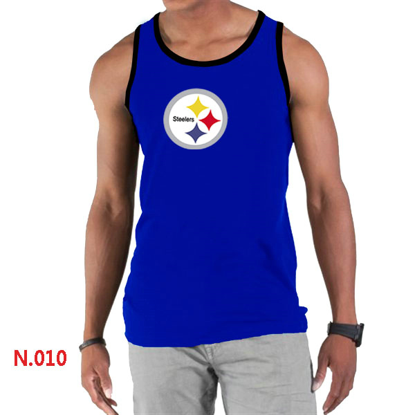 Nike NFL Pittsburgh Steelers Sideline Legend Authentic Logo men Tank Top Blue