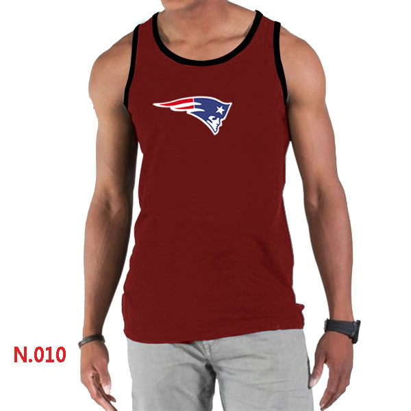 Nike NFL New England Patriots  Sideline Legend Authentic Logo men Tank Top Red