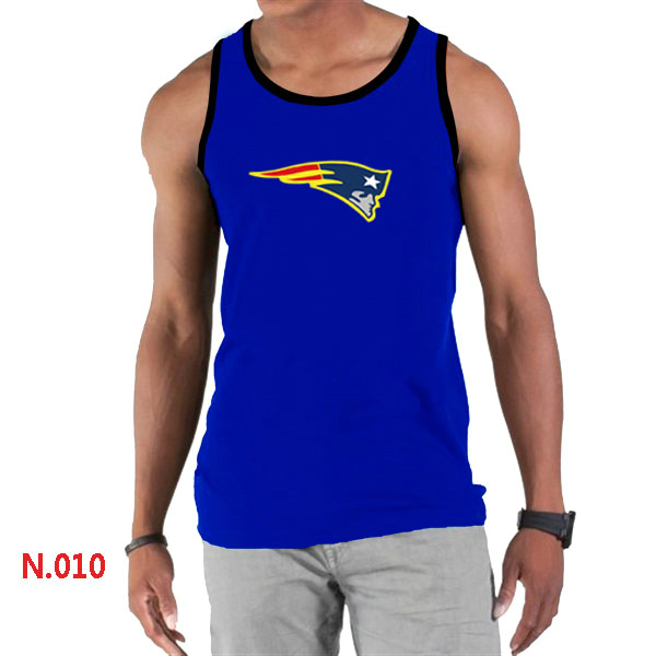 Nike NFL New England Patriots  Sideline Legend Authentic Logo men Tank Top Blue 2