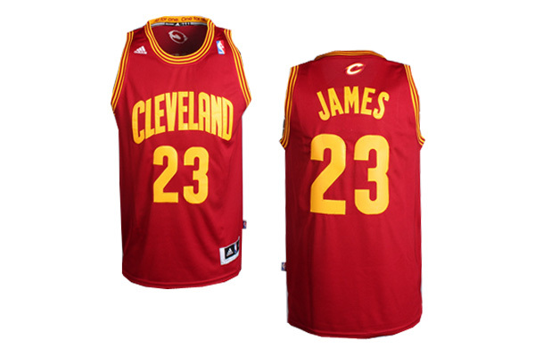NBA Cleveland Cavalier #23 James Red Jersey