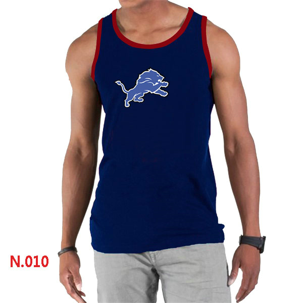 Nike NFL Detroit Lions  Sideline Legend Authentic Logo men Tank Top D.Blue