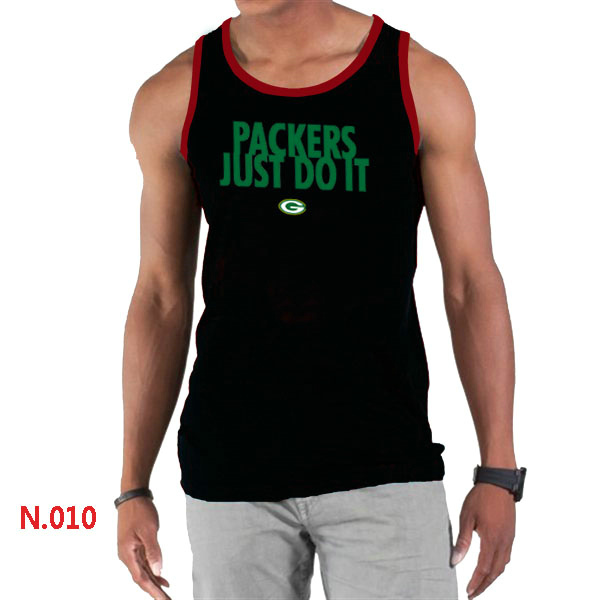 Nike NFL Green Bay Packers  Sideline Legend Authentic Logo men Tank Top Black 3