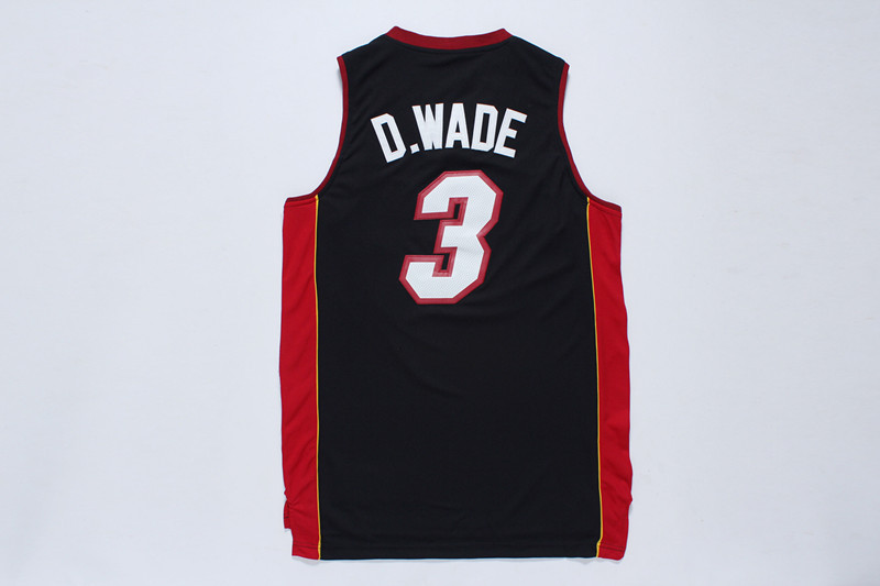 Dwyane Wade Miami Heat D-Wade Nickname Jersey Black