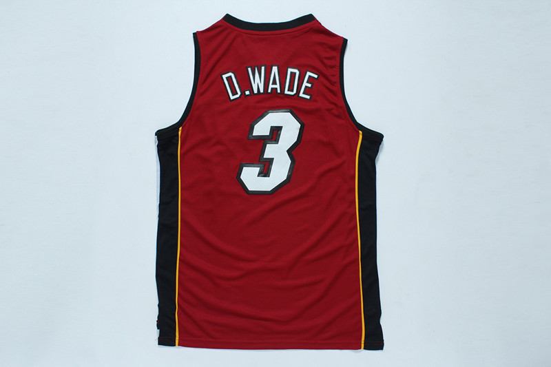 Dwyane Wade Miami Heat D-Wade Nickname Jersey Red