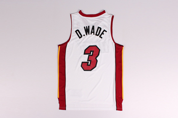 Dwyane Wade Miami Heat D-Wade Nickname Jersey White