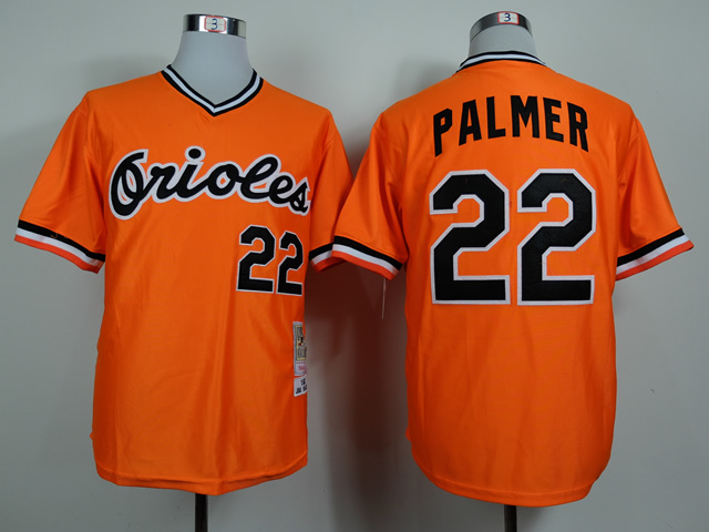 MLB Baltimore Orioles #22 Palmer Throwback OrangeJersey