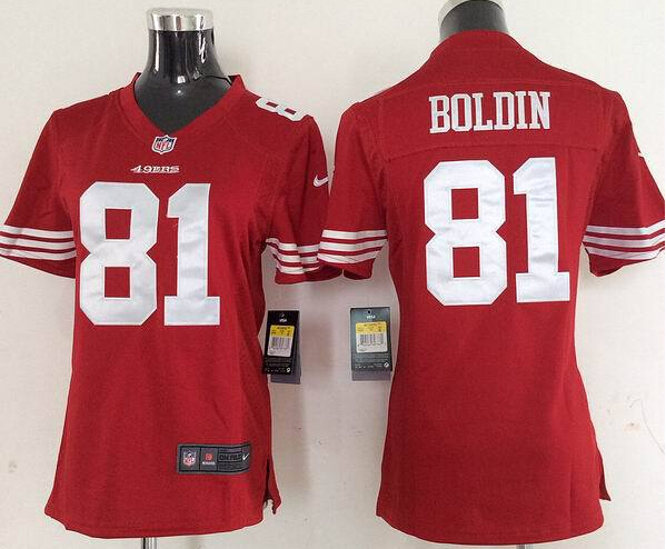 Nike San Francisco 49ers #81 Boldin Red Jersey