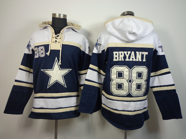 Dallas Cowboys #88 Bryant Blue Hoodie