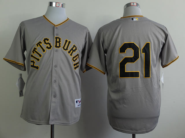 MLB Pittsburgh Pirates #21 Grey Color Jersey