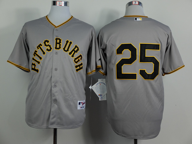 MLB Pittsburgh Pirates #25 Grey Color Jersey