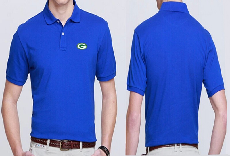 Green Bay Packers Blue Fashion Polo