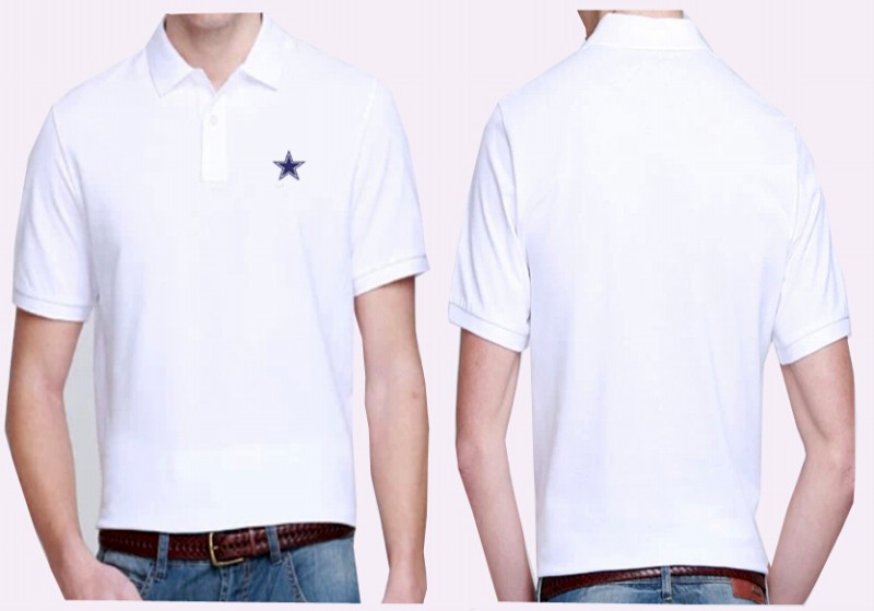 Dallas Cowboys White Fashion Polo