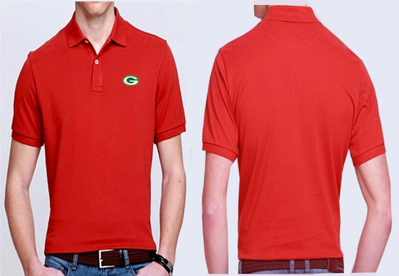 Green Bay Packers Red Fashion Polo