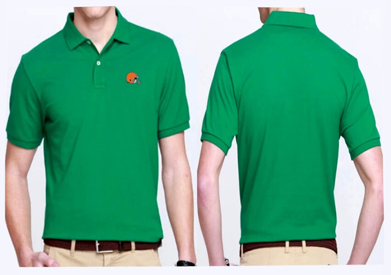Cleveland Browns Green Fashion Polo