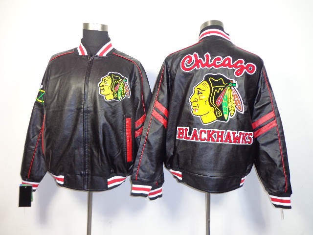 NHL Chicago Blackhawks  Black Jacket