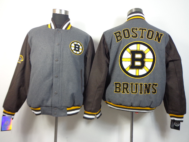NHL Boston Bruins Grey Jacket