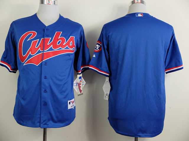 MLB Chicago Cubs Blank Blue Jersey