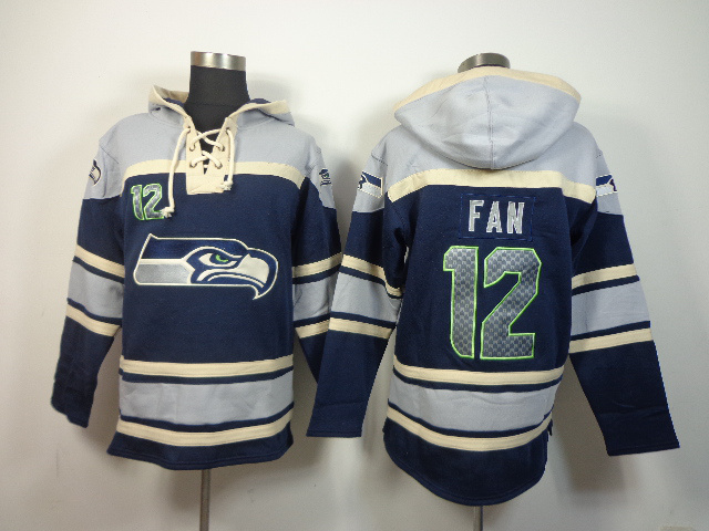 NFL Seattle Seahawks #12 Fan Blue Hoodie