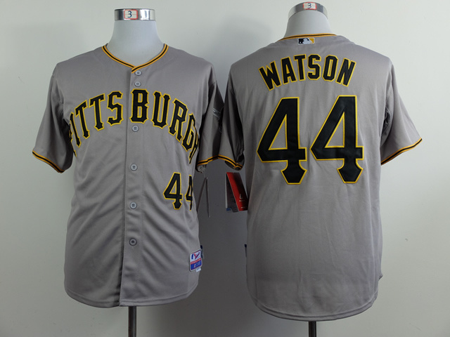 MLB Pittsburgh Pirates #44 Watson Grey Jersey
