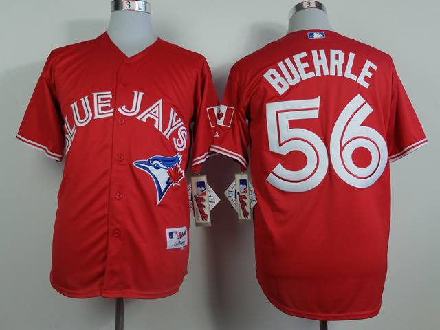 MLB Toronto blue jays #56 Buehrle Red Jersey