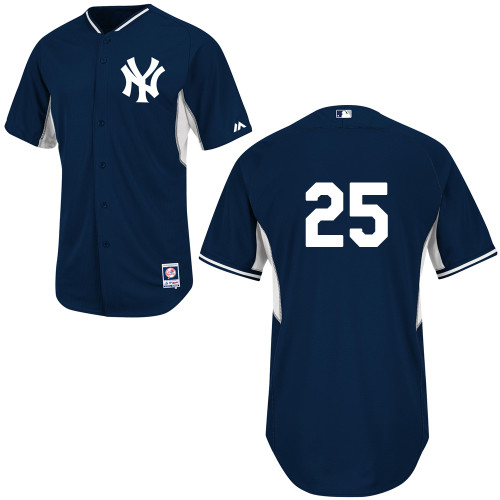 MLB New York Yankees #25 2014 Cool Base BP Jersey