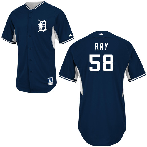 MLB Detroit Tigers #58 Ray 2014 Cool Base BP Jersey
