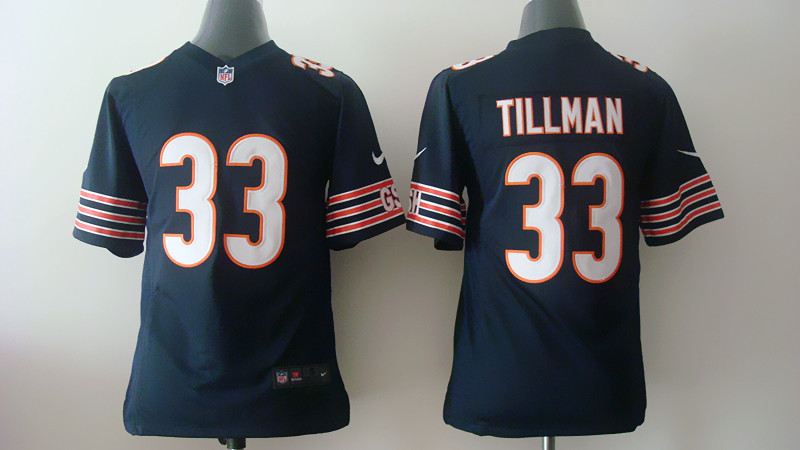 Nike Chicago Bears #33 Tillman Blue Youth Jersey