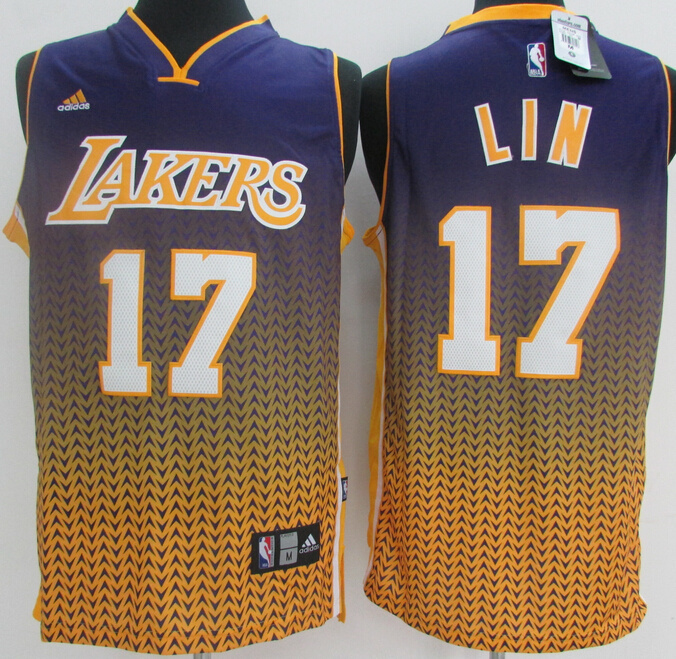 NBA Los Angeles Lakers #17 Lin Draft Fashion Jersey