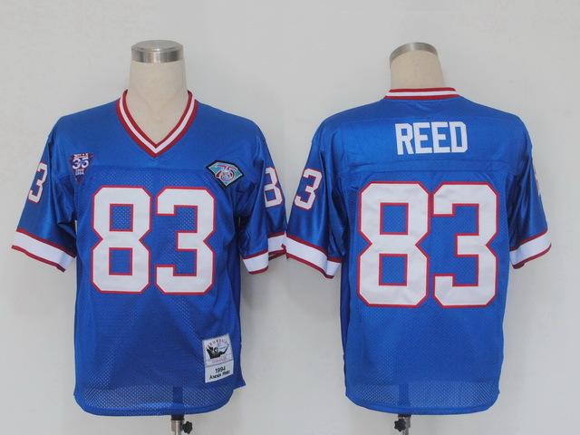 NFL New York Giants #83 Reed Blue Throwback Jersey