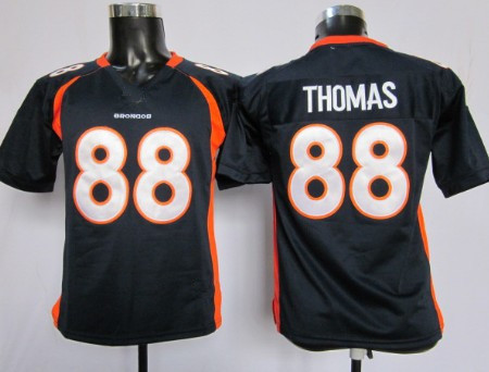 Kids Thomas Blue #88 Nike NFL Denver Broncos Jersey