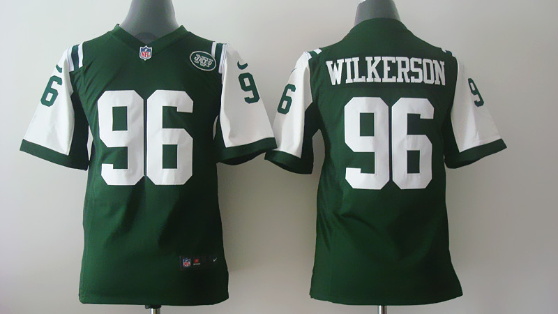 Nike NFL New York Jets #96 Wilkerson Green Youth Jersey