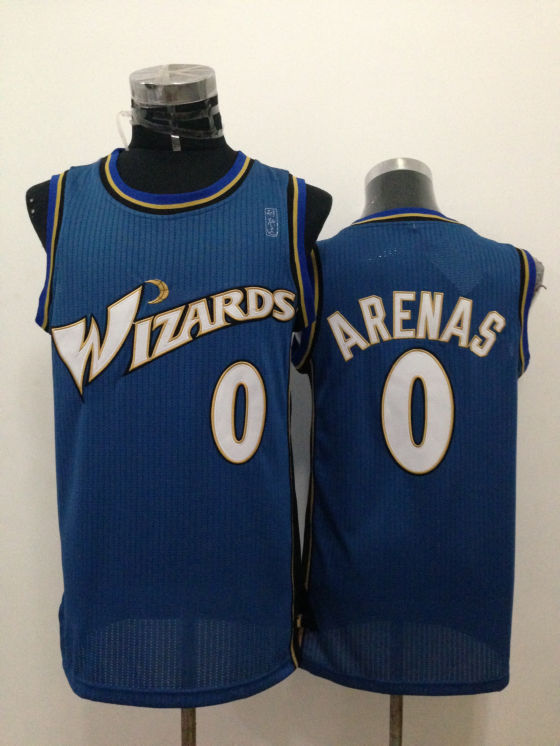 NBA Washington Wizards #0 Arenas Blue Adidas NBA jersey