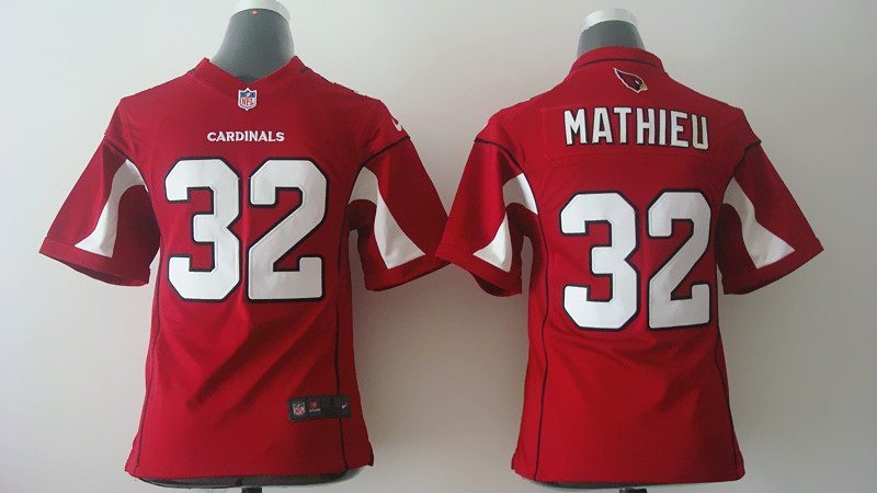 NFL Nike Arizona Cardinals #32 Mathieu Youth Red Jersey