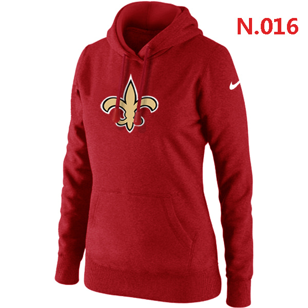 NFL New Orleans Saints Red Hoodie for Women