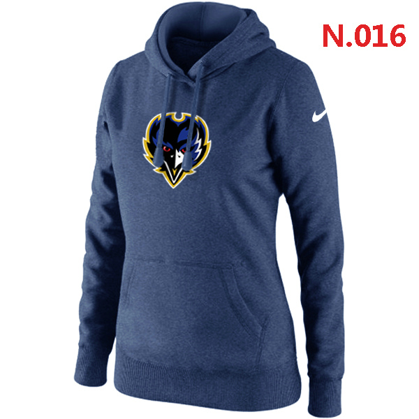 NFL  Baltimore Ravens Women Hoodie Blue