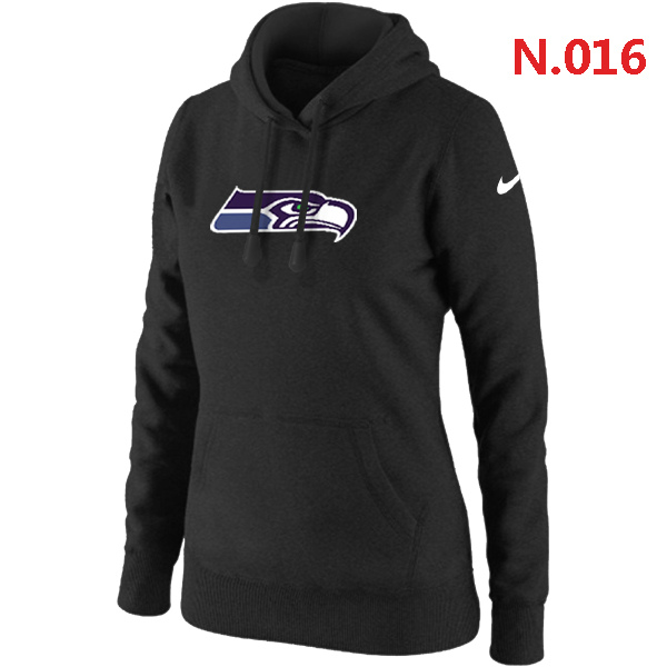 NFL Seattle Seahawks Black Hoodie for Women