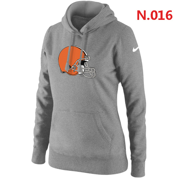 NFL Cleveland Browns Grey Hoodie for Women