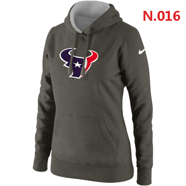 NFL Houstan Texans Dark Grey Hoodie for Women