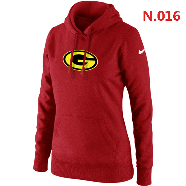 NFL Green Bay Packers Red Hoodie for Women