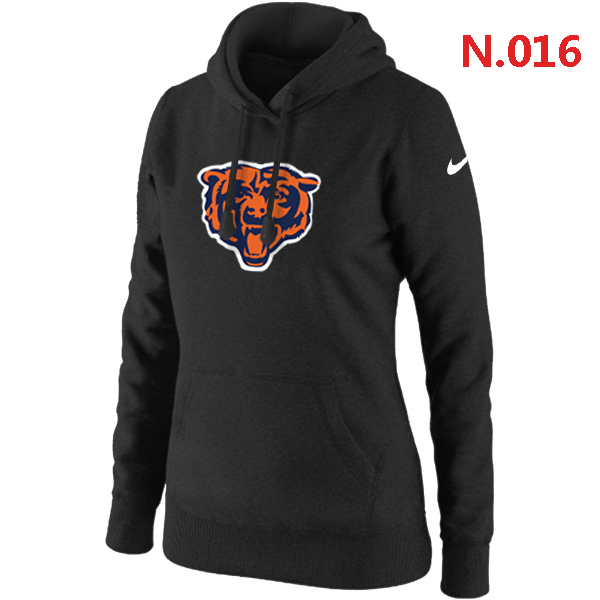 NFL Chicago Bears Black Hoodie for Women 1