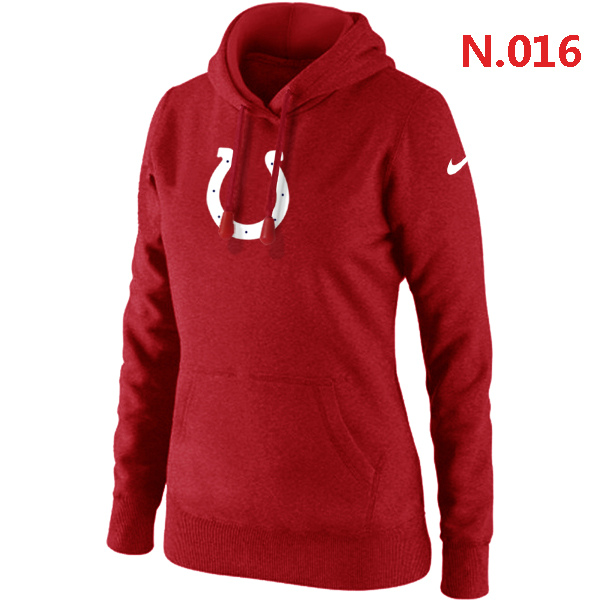 NFL Indianapolis Colts Red Color Hoodie for Women