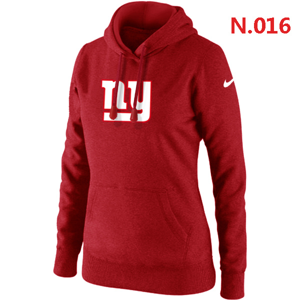 NFL New York Giants Red Hoodie for Women